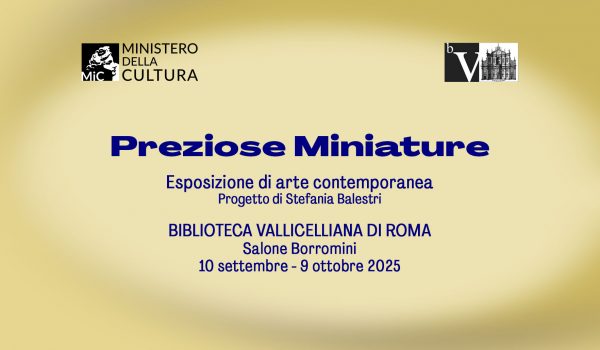 Banner mostra collettiva "Preziose miniature"