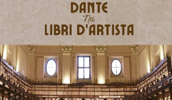 Copertina con titolo "Dante nei libri d'artista"