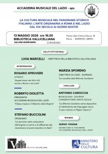 Programma convegno Accademia Musicale del Lazio